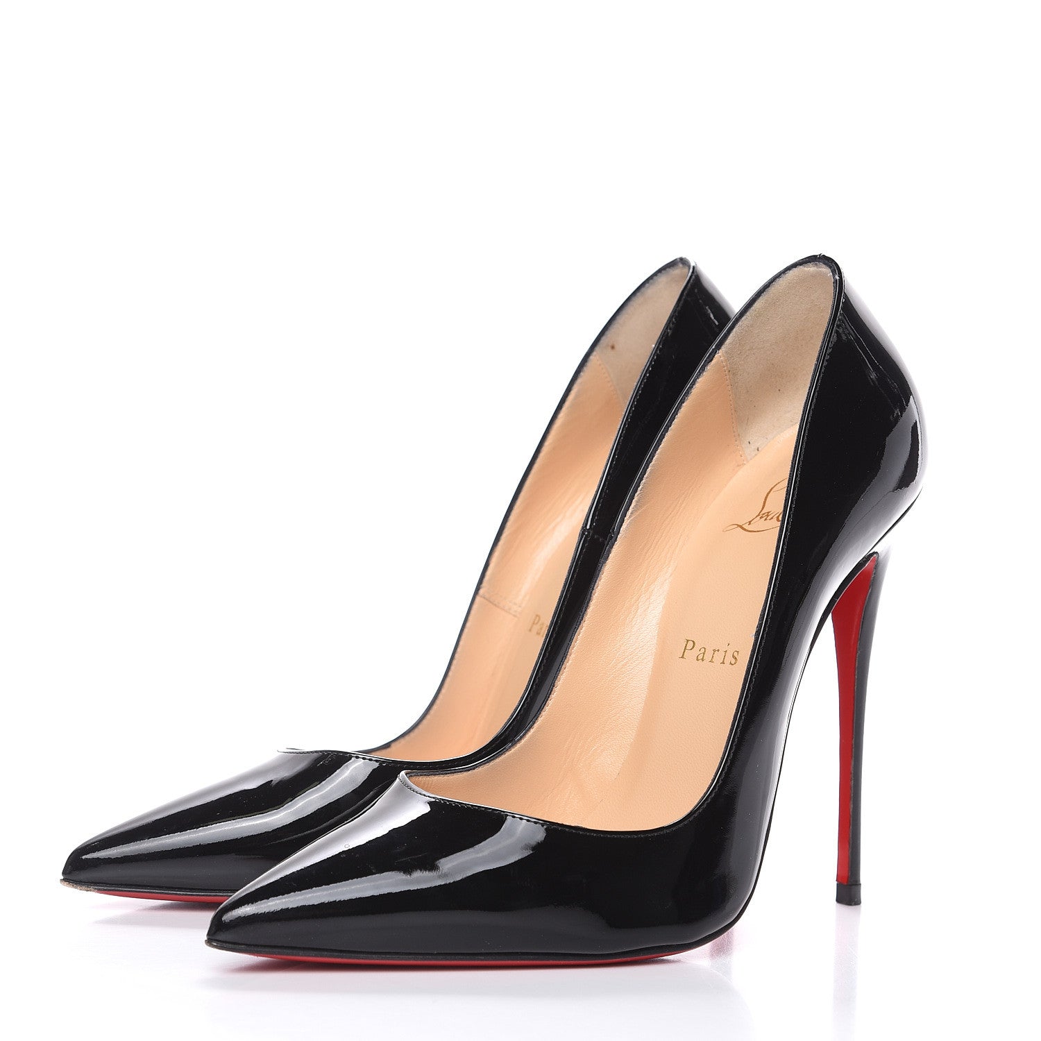 Christian Louboutin Patent So Kate 120 Pumps 38 Black 3 of 11