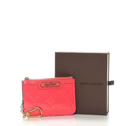 Louis Vuitton Vernis Key Pouch Rose Litchi 8 of 8