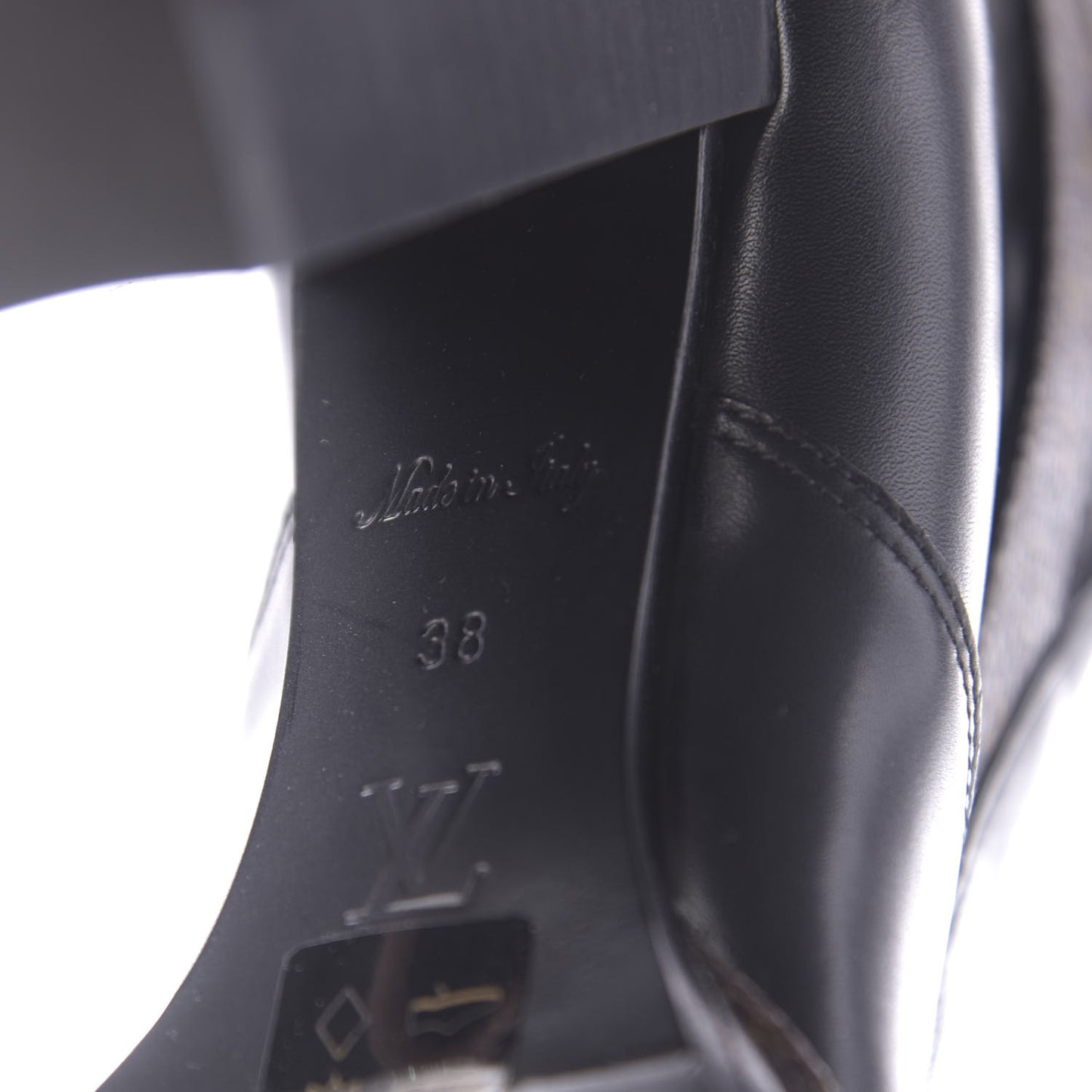 Calfskin Monogram Star Trail Ankle Boots 38 Black