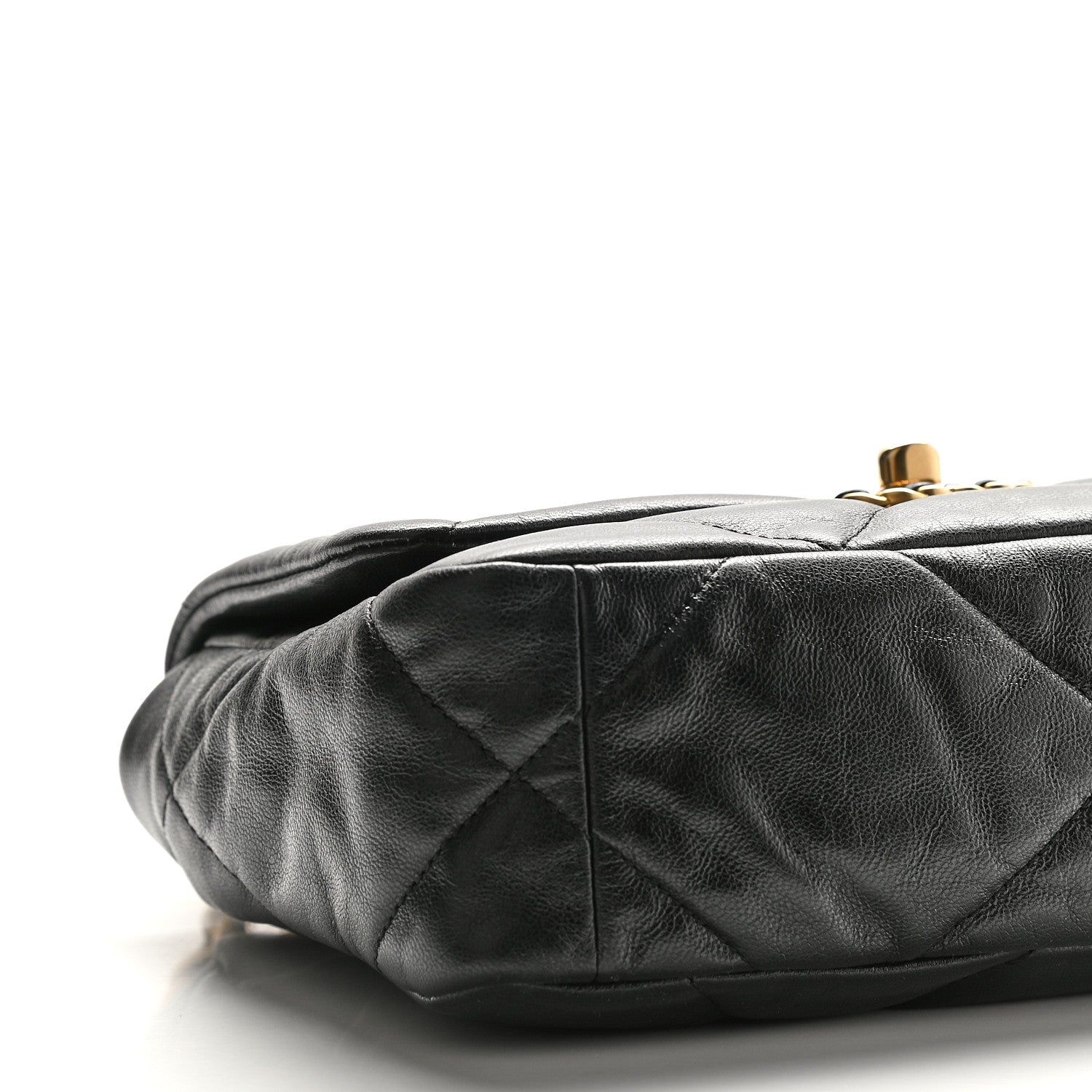 Chanel Goatskin Quilted Medium Chanel 19 Flap Black 8 of 9