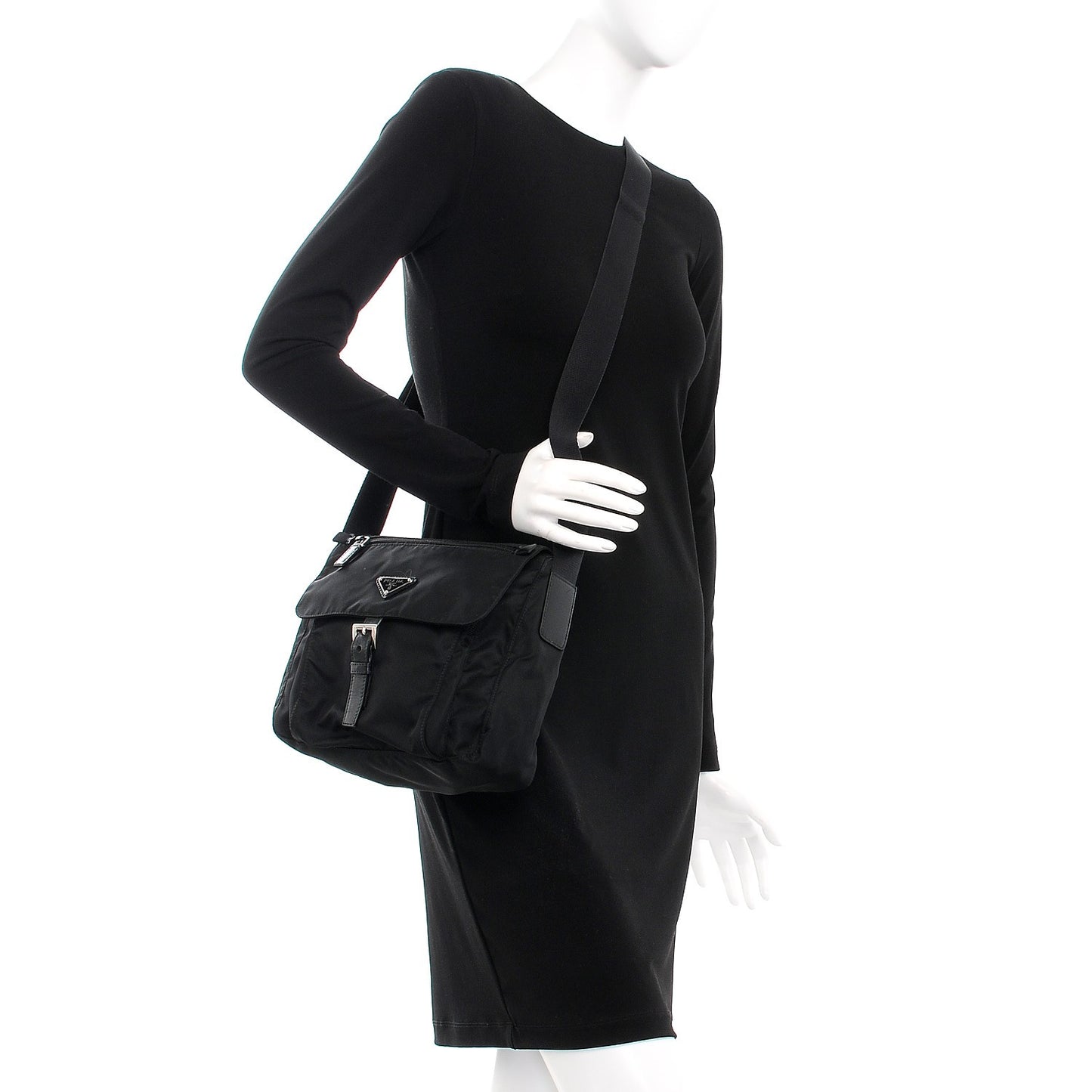 Nylon Vela Small Hunting Bag Black