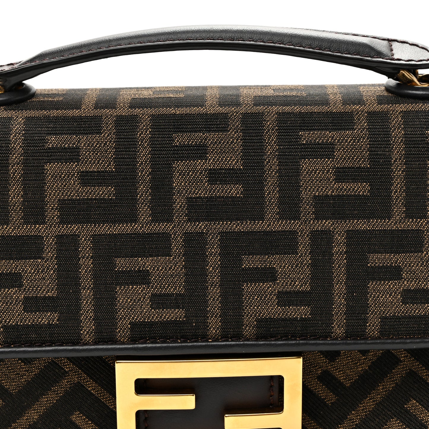 Fabric Jacquard FF 1974 Midi Chain Baguette Tobacco Moro