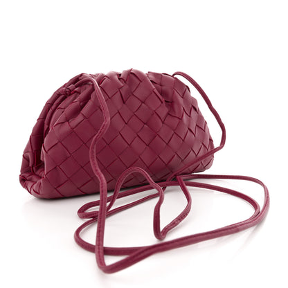 Bottega Veneta Nappa Intrecciato The Mini Pouch Amaranto 3 of 11