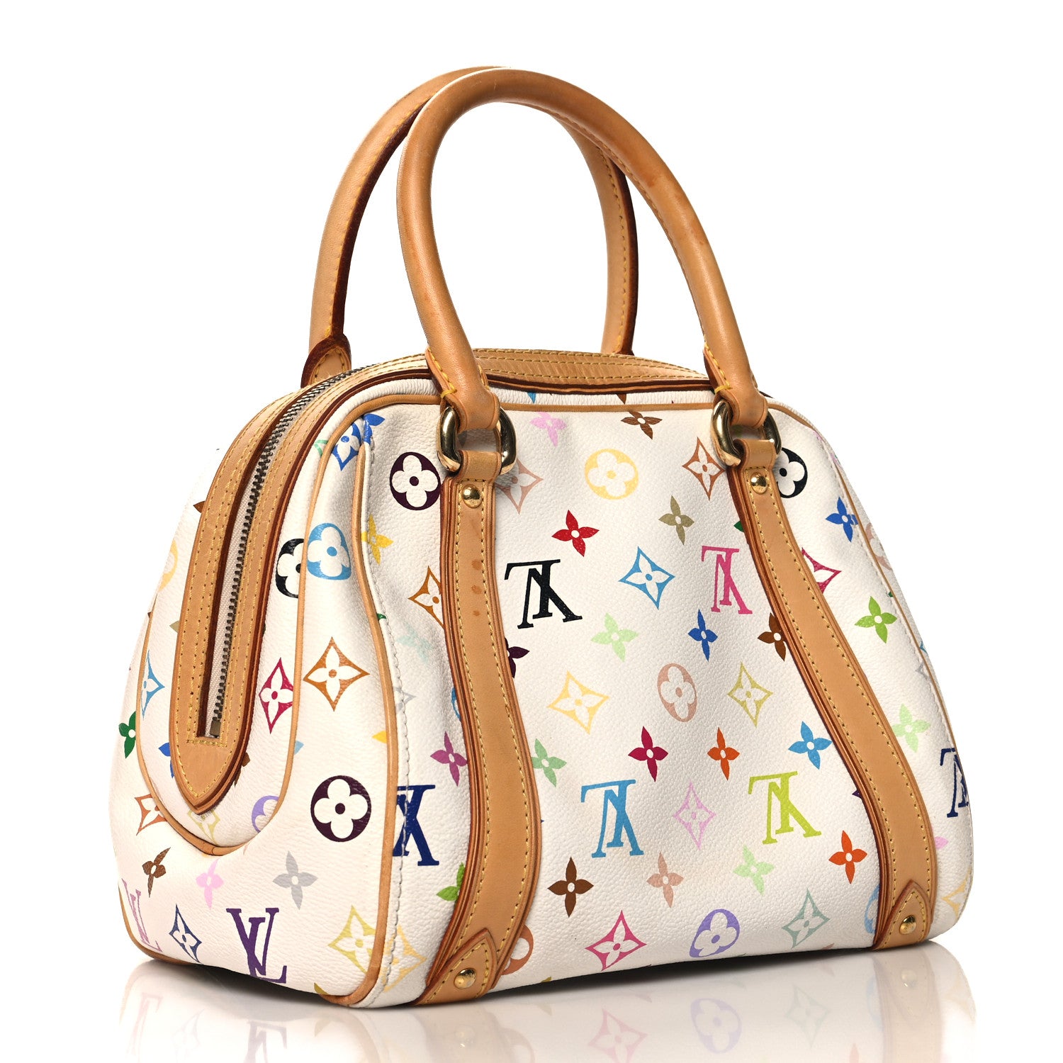Louis Vuitton Monogram Multicolor Priscilla White 3 of 12