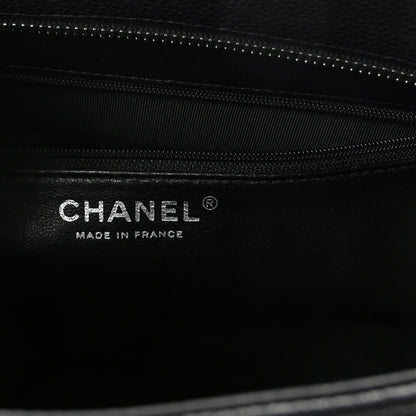 Chanel Caviar Quilted Medallion Tote Black 6 of 13