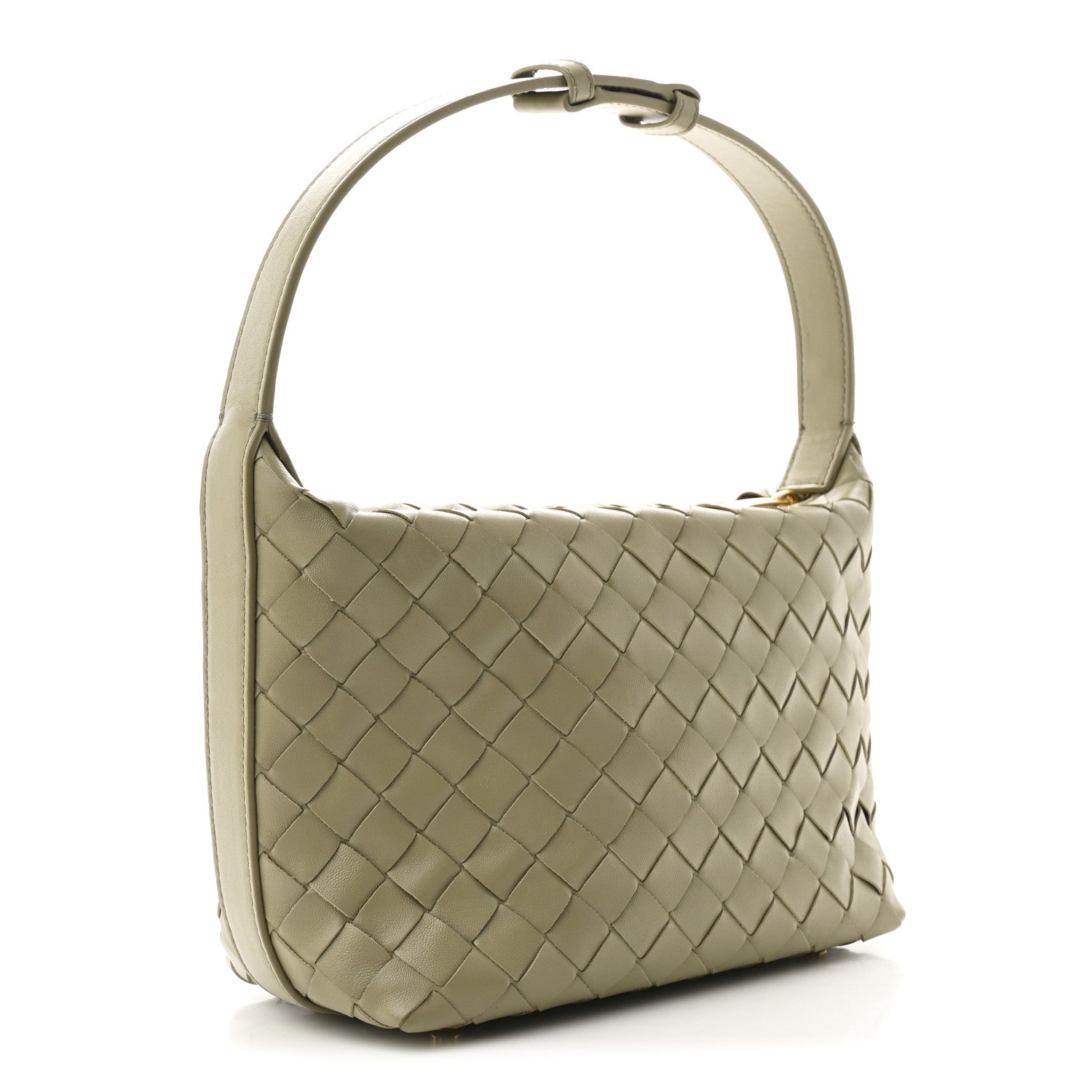 Bottega Veneta Calfskin Nappa Intrecciato Mini Wallace Travertine 2 of 9