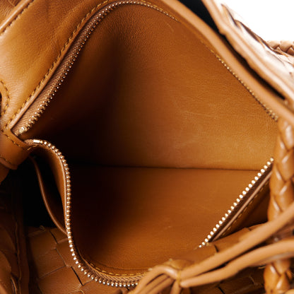Bottega Veneta Nappa Intrecciato Small Andiamo Shoulder Bag Amber 7 of 13