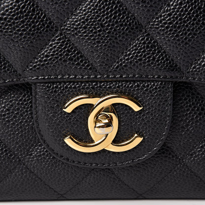 Chanel Caviar Quilted Maxi Double Flap Black 8 of 11