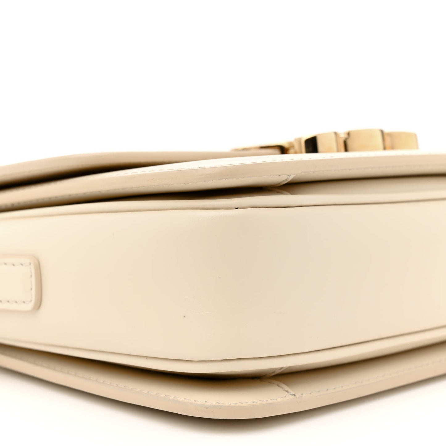 Shiny Calfskin Small Triomphe Vanilla