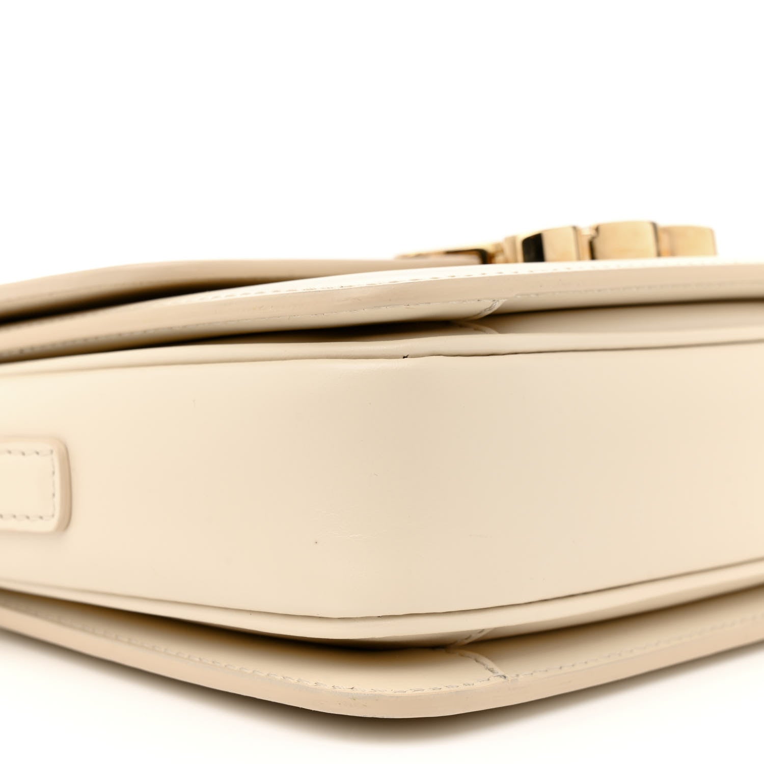 Celine Shiny Calfskin Small Triomphe Vanilla 10 of 14