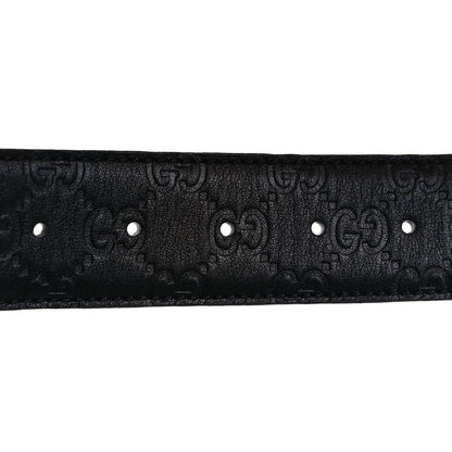 Gucci Guccissima Interlocking G Belt 90 36 Black 3 of 7