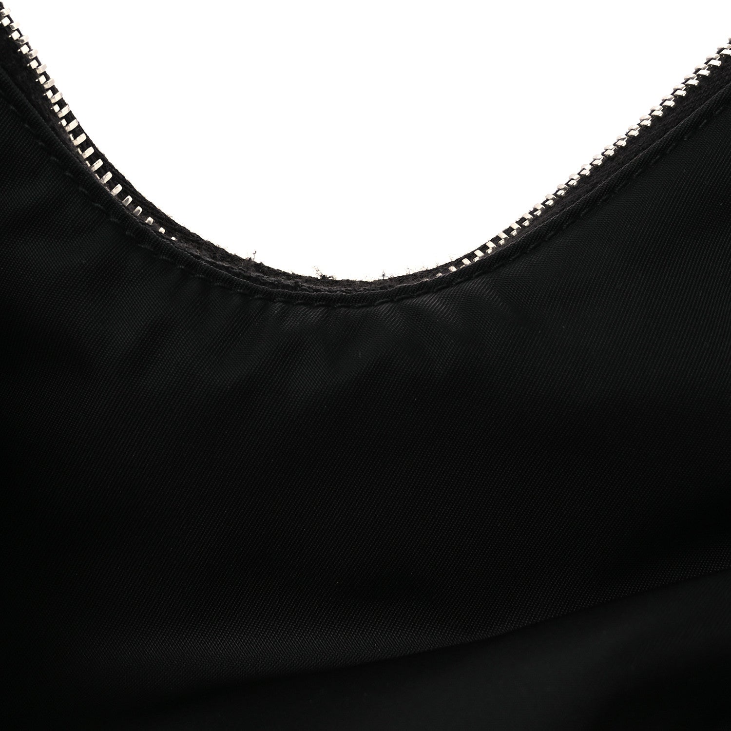 Prada Tessuto Nylon Saffiano Re-Edition 2006 Shoulder Bag Black Black 12 of 14