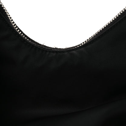 Prada Tessuto Nylon Saffiano Re-Edition 2006 Shoulder Bag Black Black 12 of 14