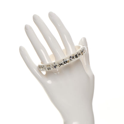 Louis Vuitton Resin Swarovski Small Inclusion Bracelet PM White 2 of 5