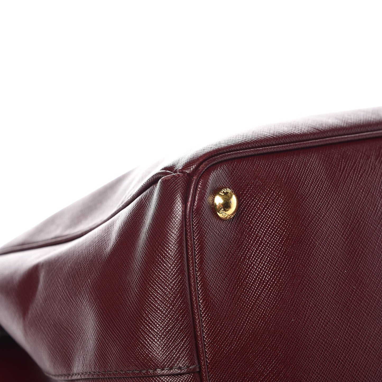 Saffiano Lux Extra Large Galleria Double Zip Tote Granato