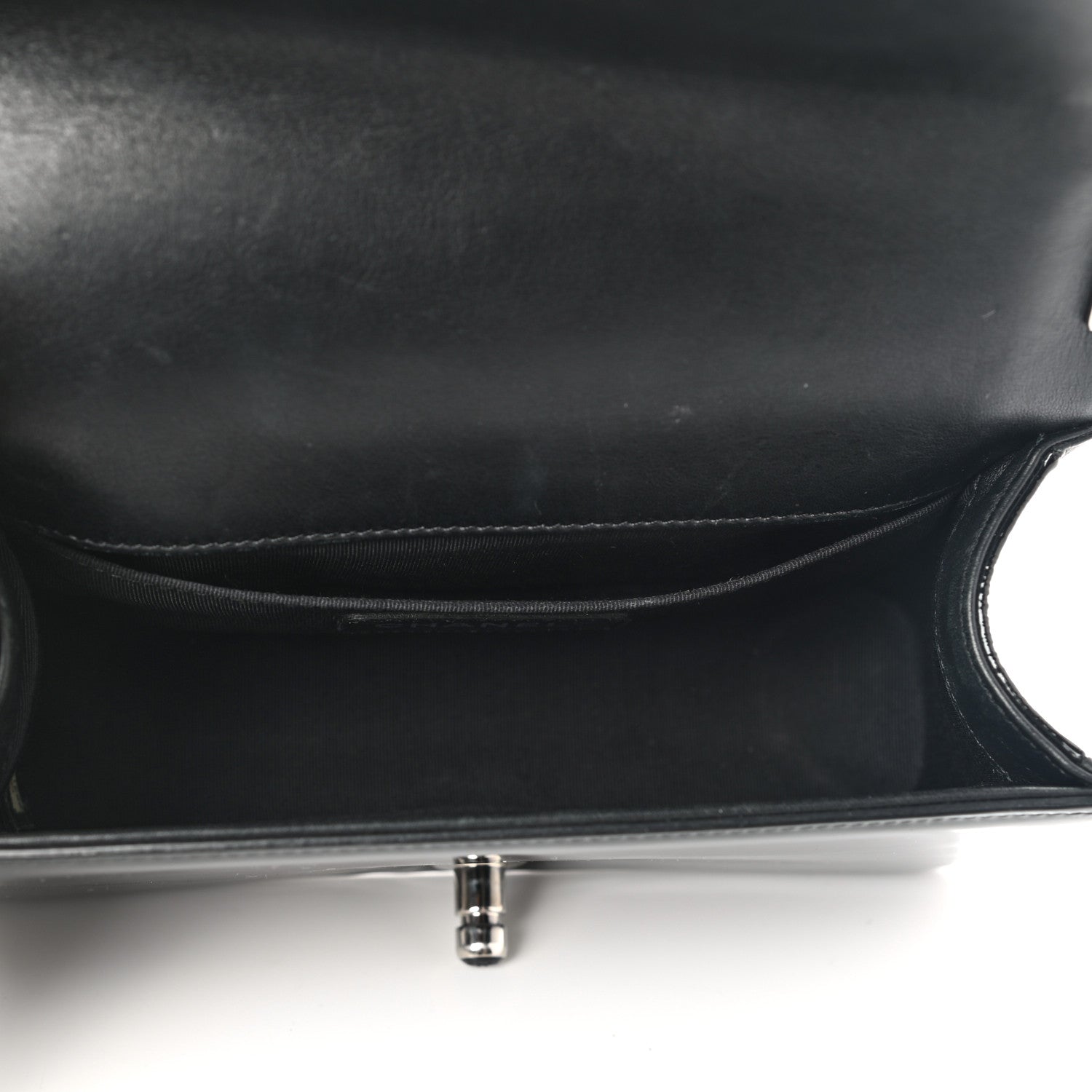 Chanel Patent Calfskin Quilted Small Boy Flap Black 4 of 10