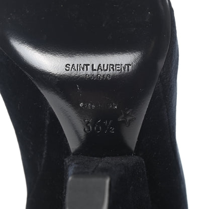 Saint Laurent Velvet Niki 105 Thigh High Boots 36.5 Black 6 of 12