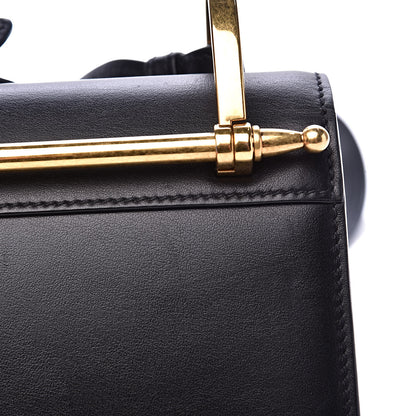Prada Vitello Antic Soft Pattina Shoulder Bag Black 9 of 14