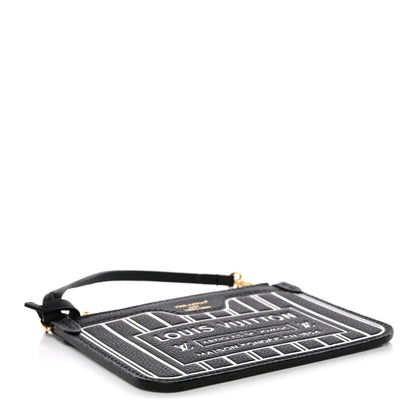 Louis Vuitton Calfskin Neverfull Inside Out BB Pochette Black 4 of 6