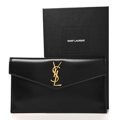 Saint Laurent Grain De Poudre Uptown Pouch Black 12 of 12