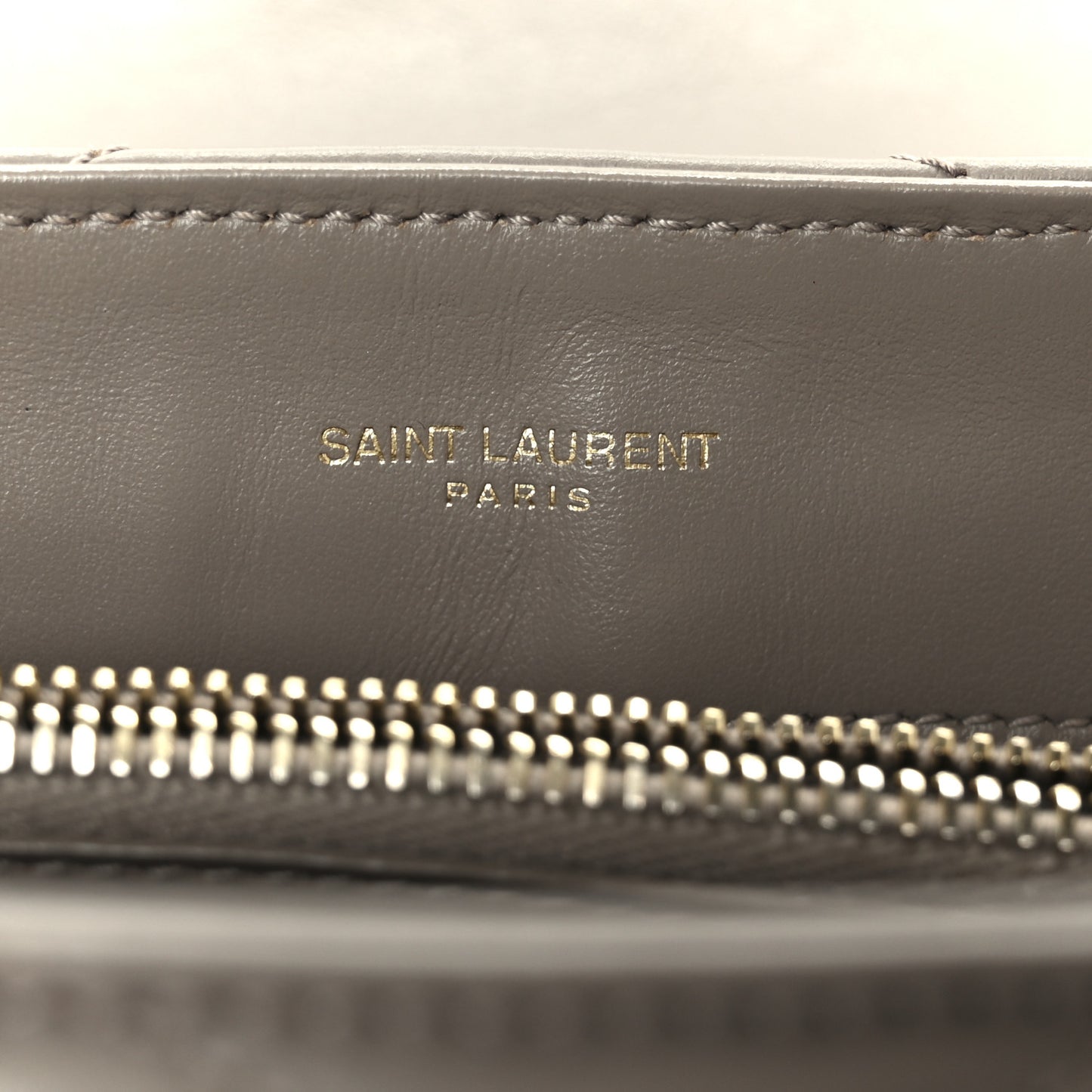 Calfskin Y Quilted Monogram Small Loulou Chain Satchel Taupe
