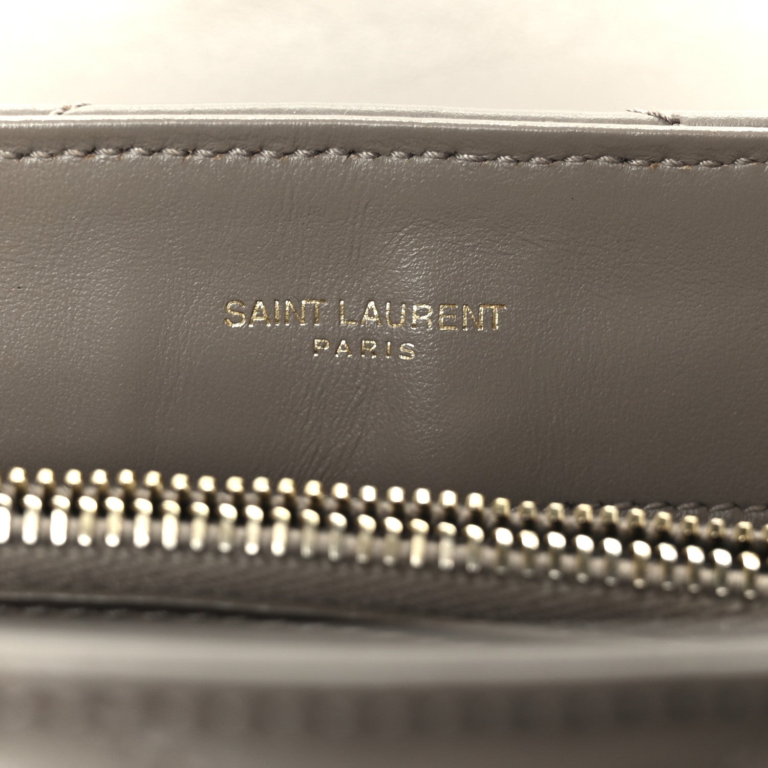 Saint Laurent Calfskin Y Quilted Monogram Small Loulou Chain Satchel Taupe 6 of 11