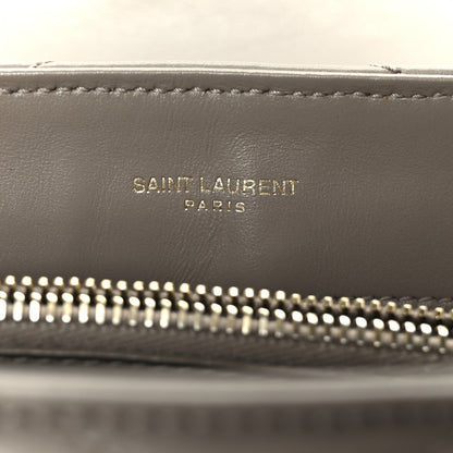 Saint Laurent Calfskin Y Quilted Monogram Small Loulou Chain Satchel Taupe 6 of 11