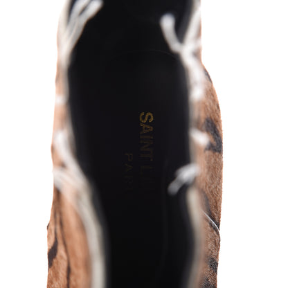 Saint Laurent Pony Hair Leopard Niki Boots 36.5 Naturale 7 of 12