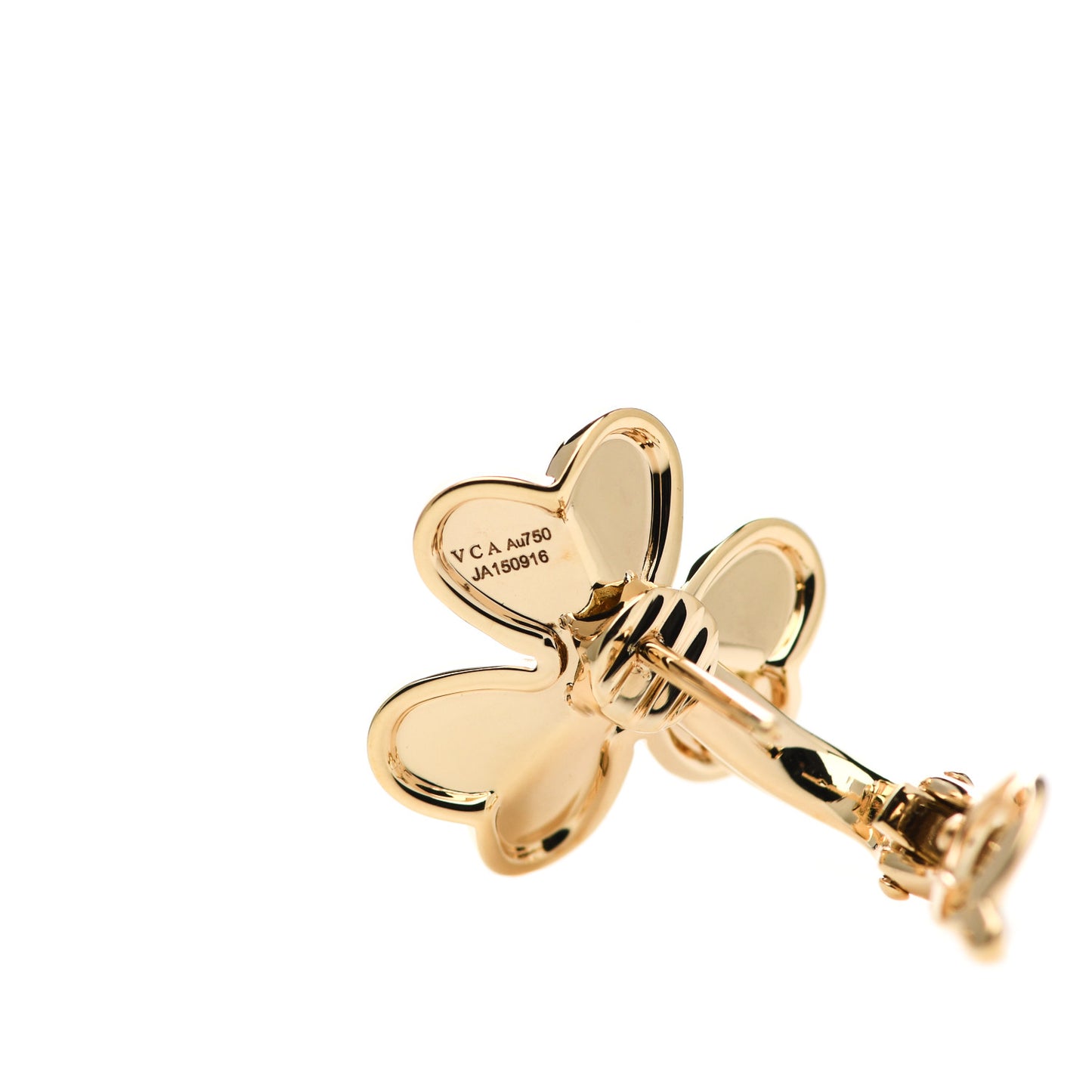 18K Yellow Gold Diamond Small Frivole Earrings