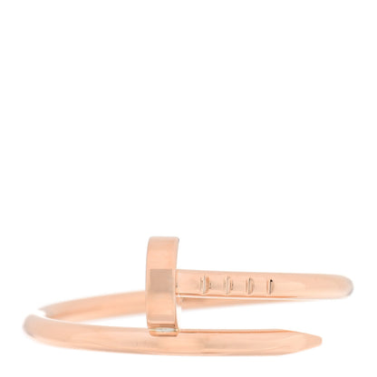 Cartier 18K Pink Gold Small Juste Un Clou Ring 56 7.5 1 of 4