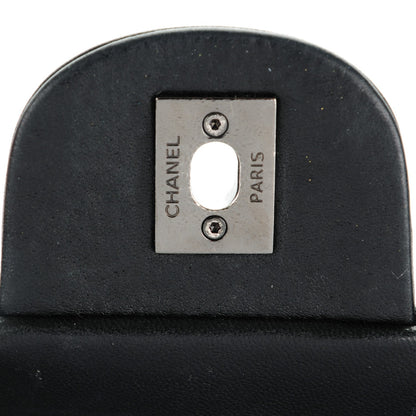 Chanel Lambskin Vertical Stitch Jumbo Single Flap Black 6 of 10