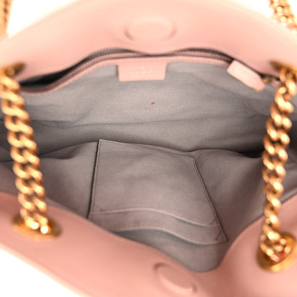 Gucci Calfskin Matelasse Medium GG Marmont Open Top Shoulder Bag Perfect Pink 5 of 16