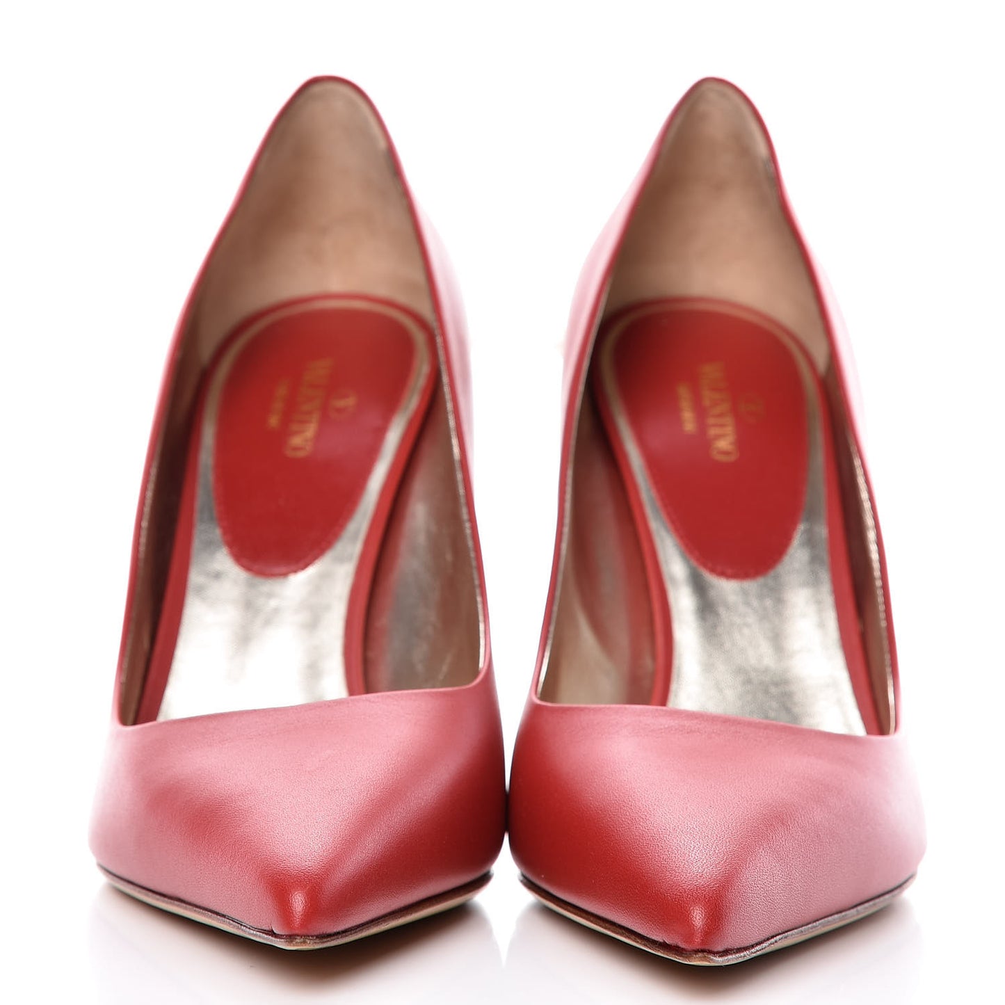 Nappa Rockstud Jaw Stud 100mm Pumps 39 Rosso Valentino