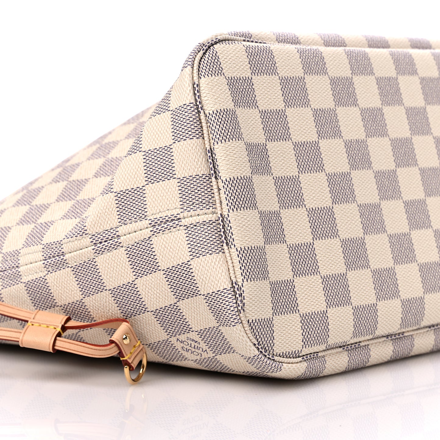 Damier Azur Neo Neverfull MM Rose Ballerine