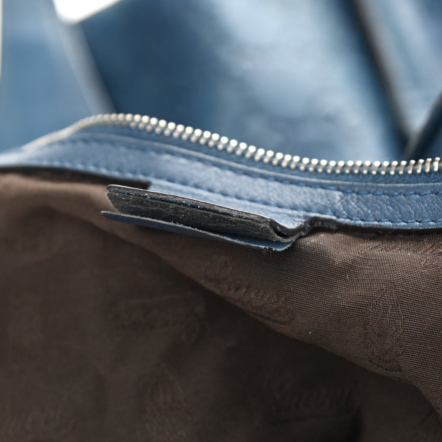 Guccissima Medium Icon Bit Tote Blue