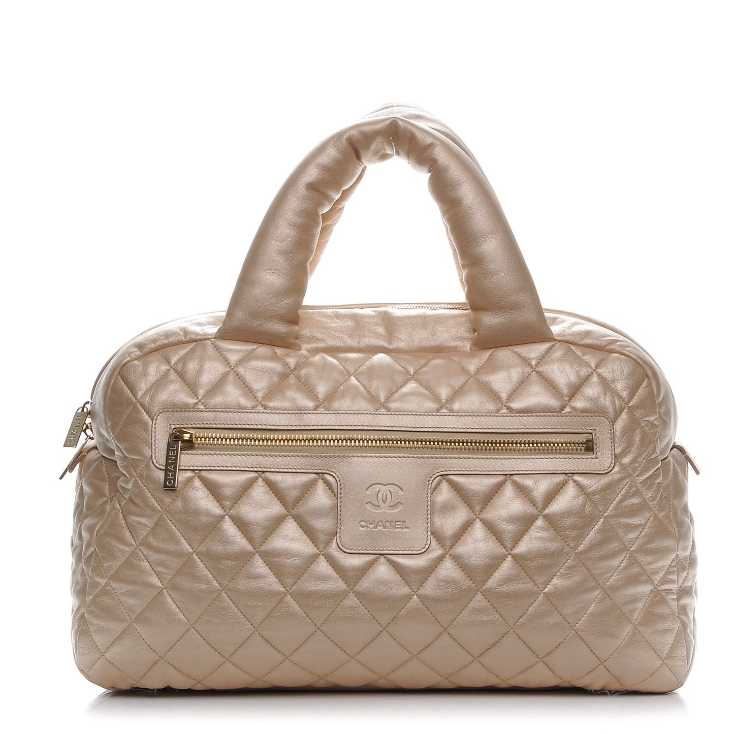 Lambskin COCO Cocoon Bowler Light Gold