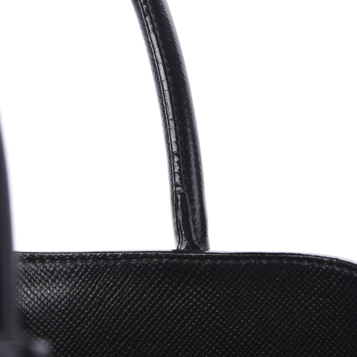 Saffiano Cuir Open Promenade Tote Black