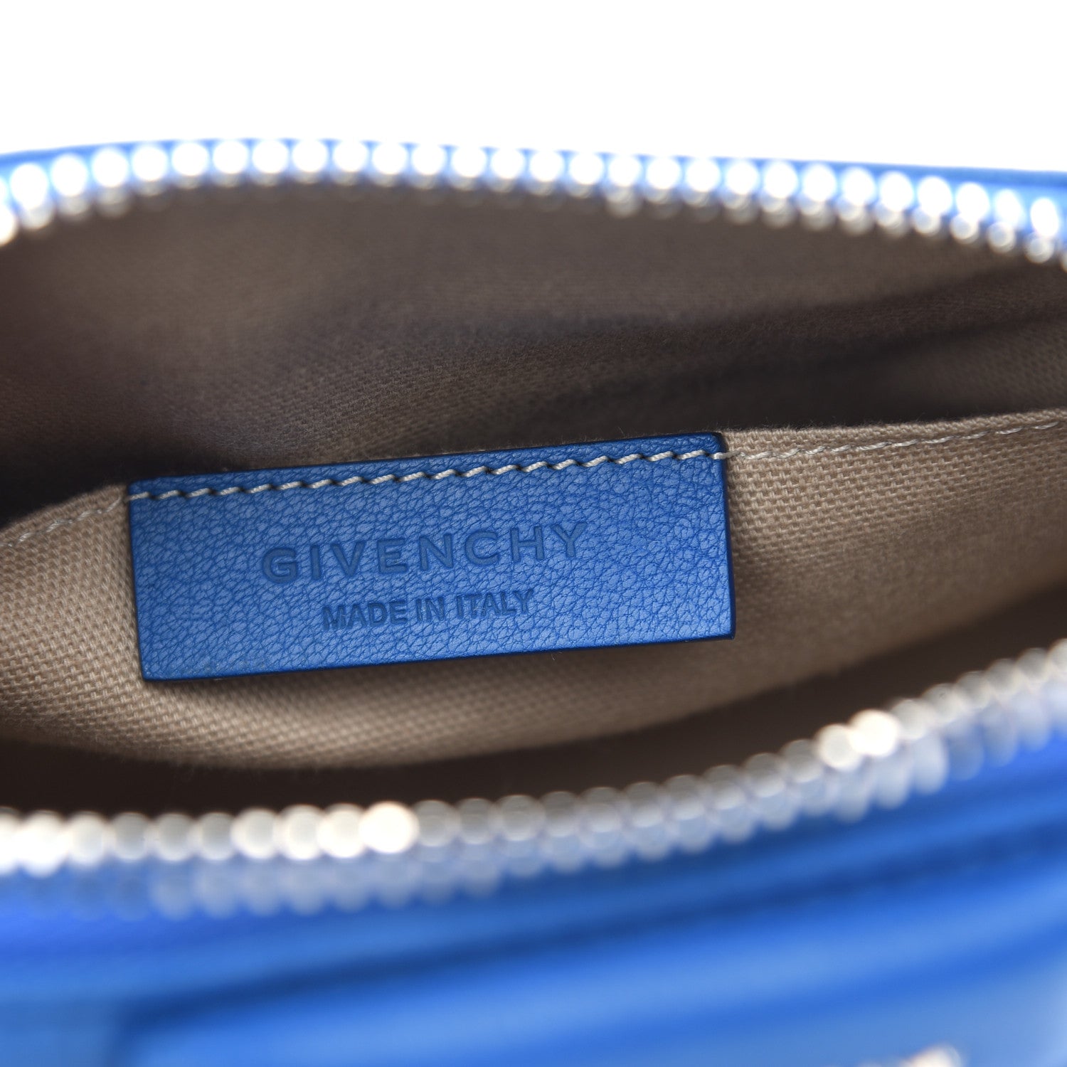 Givenchy Sugar Goatskin Small Antigona Beauty Wristlet Indigo 8 of 9