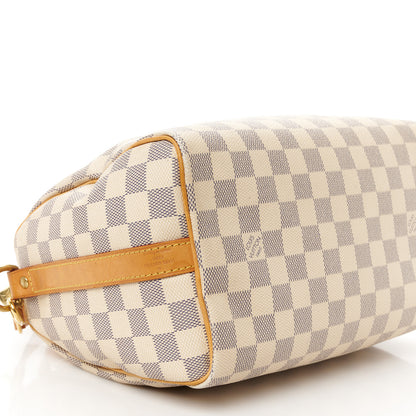 Louis Vuitton Damier Azur Speedy Bandouliere 25 10 of 12