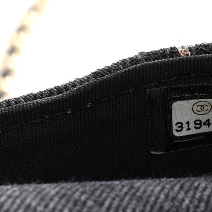 Chanel Denim Quilted Denim Mood Belt Bag Black Multicolor 7 of 11