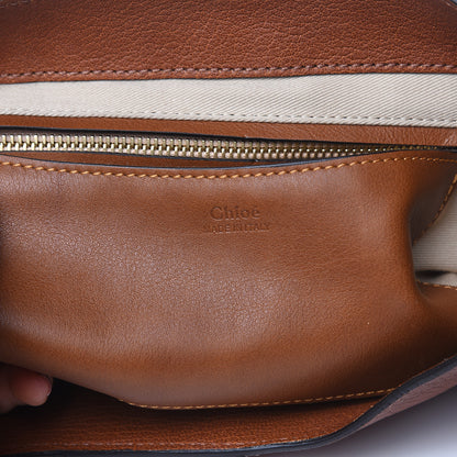 Chloe Grained Lambskin Medium Lexa Shoulder Bag Mustard Brown 6 of 11