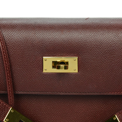 Hermes Courchevel Kelly Sellier 35 Rouge H 16 of 27