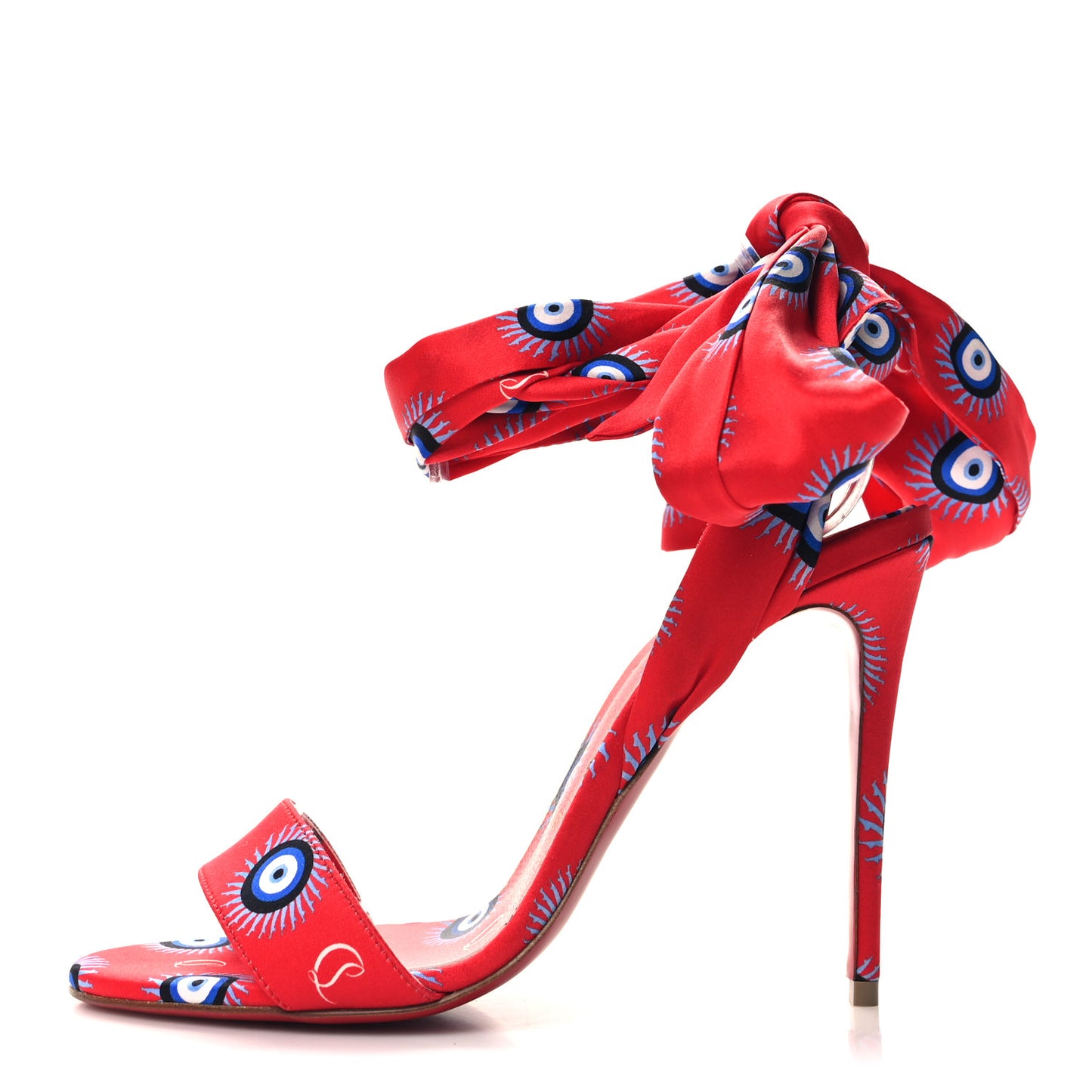 Crepe Satin Greekaba Du Desert 1000 Sandal 36 Red