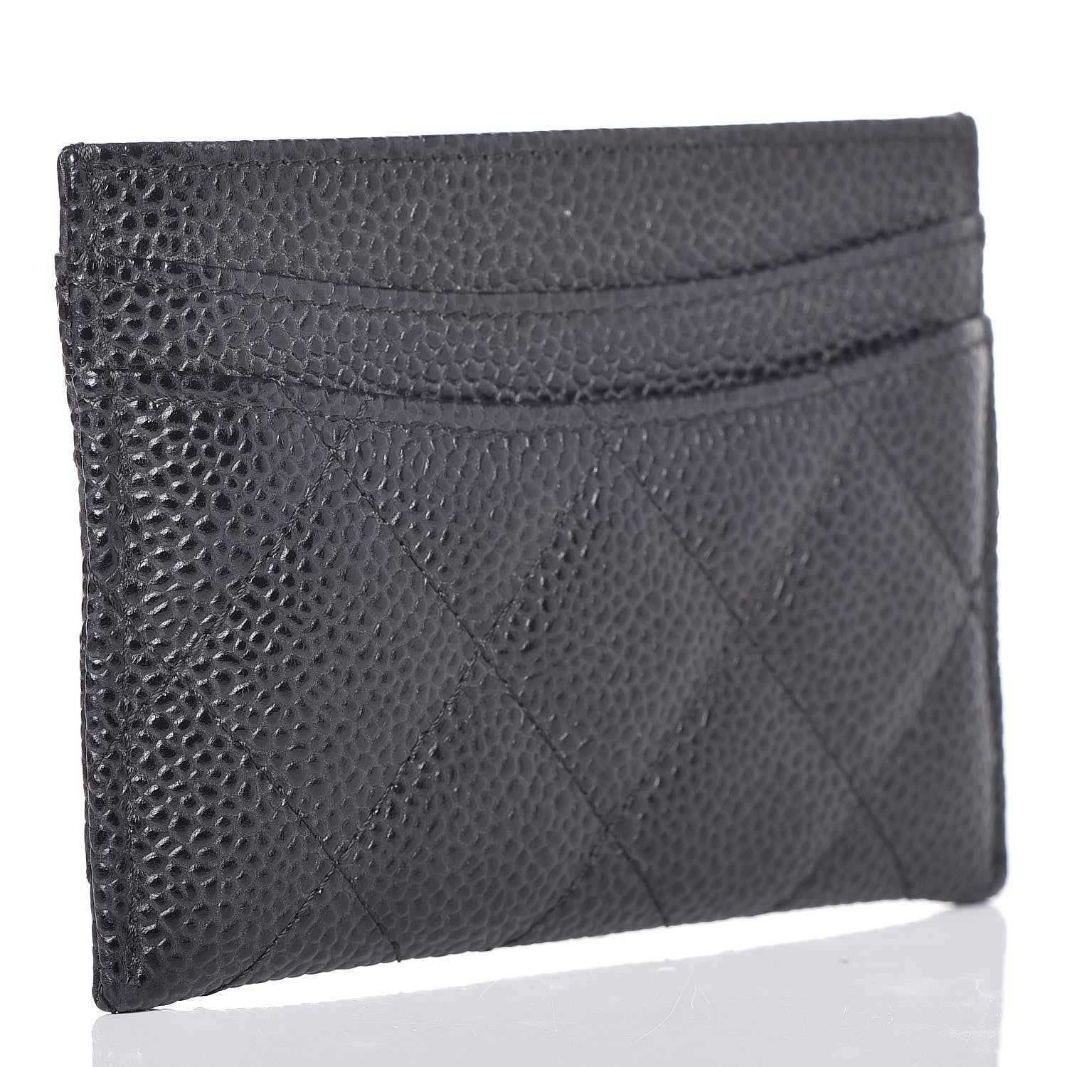 Chanel Caviar Quilted Card Holder Black 3 of 9