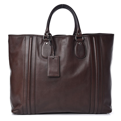 Gucci Calfskin Large Tote Brown 1 of 10
