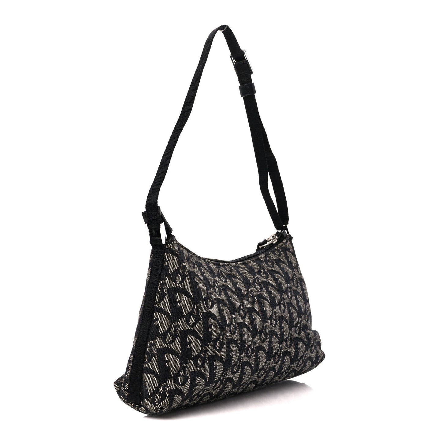 Monogram Shoulder Bag Pochette Black