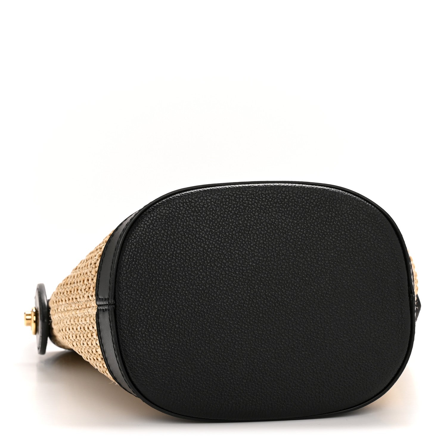 Louis Vuitton Raffia Petit Bucket Black 4 of 11