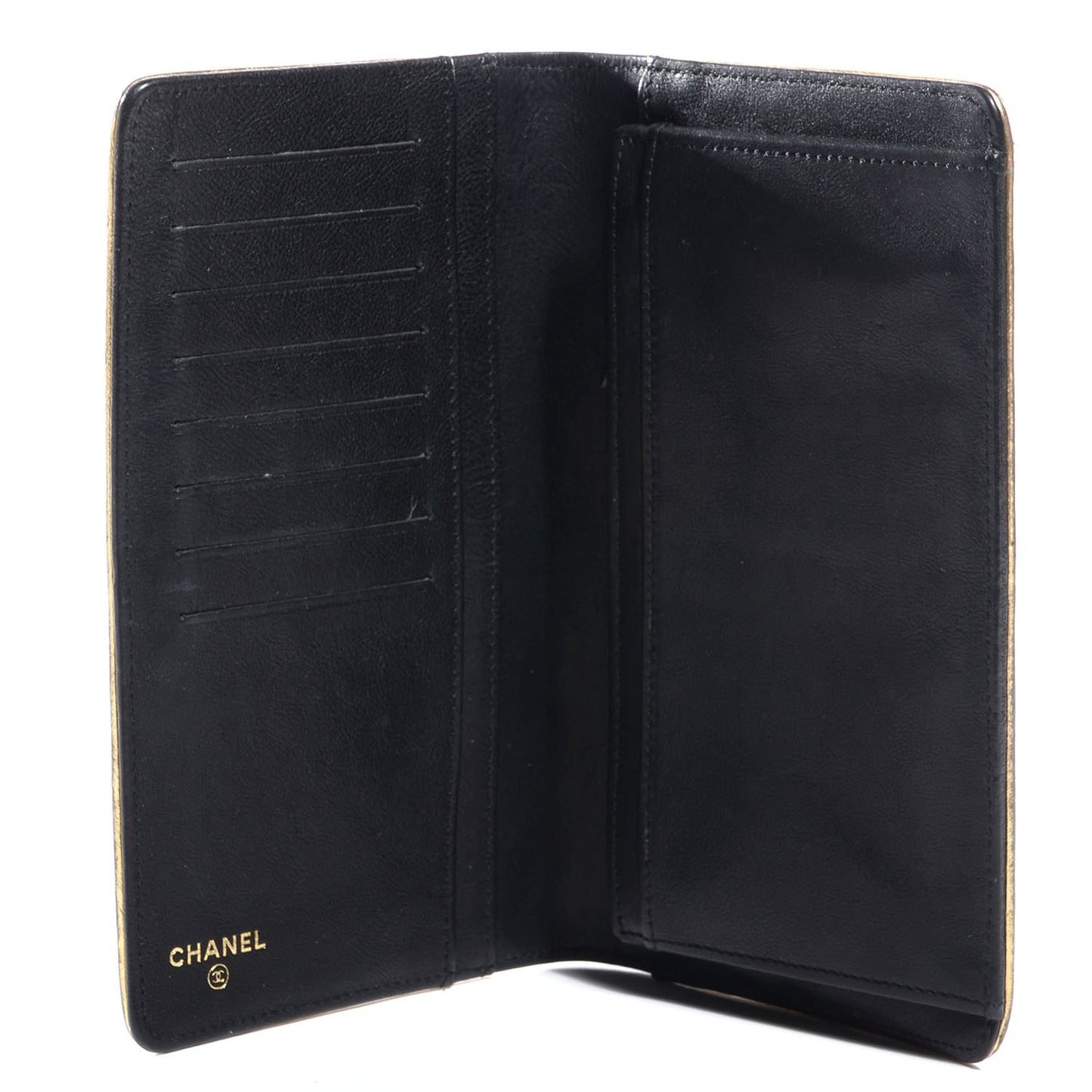 Leather Yen Wallet Black