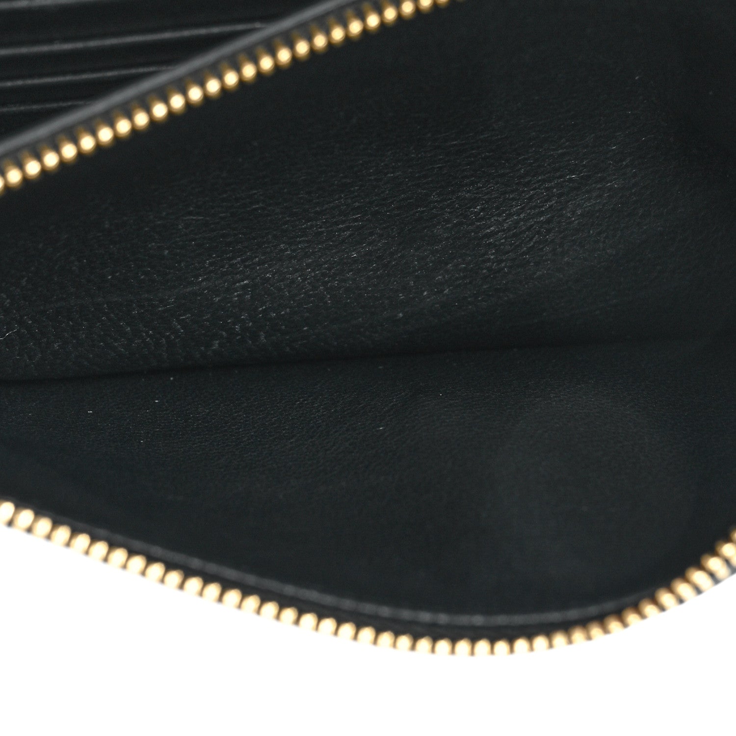 Saint Laurent Smooth Calfskin Classic Monogram Kate Tassel Chain Wallet Black 6 of 15