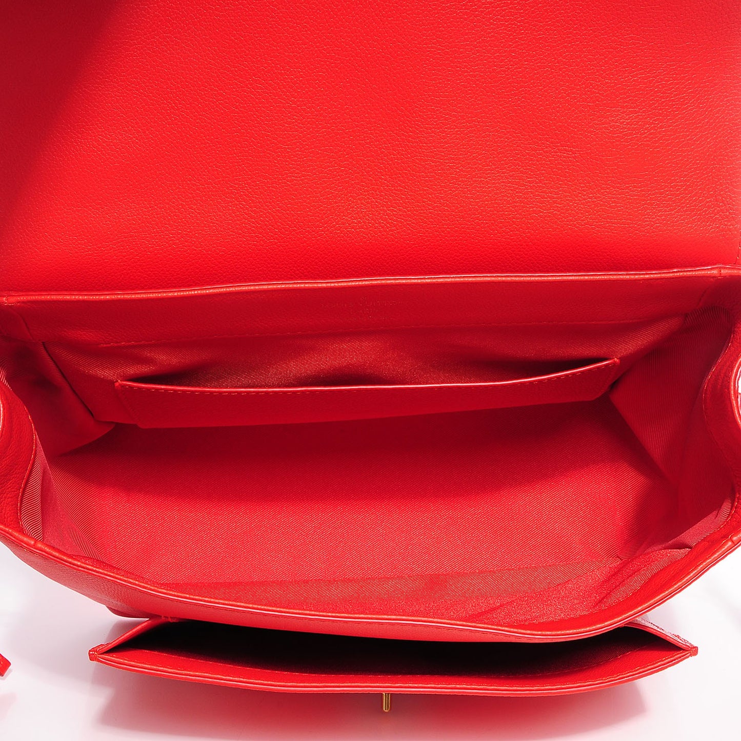 Calfskin Lockme PM Rouge